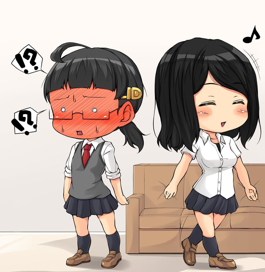 ido romeko and marumi (junk gaming maiden) drawn by kitsunerider