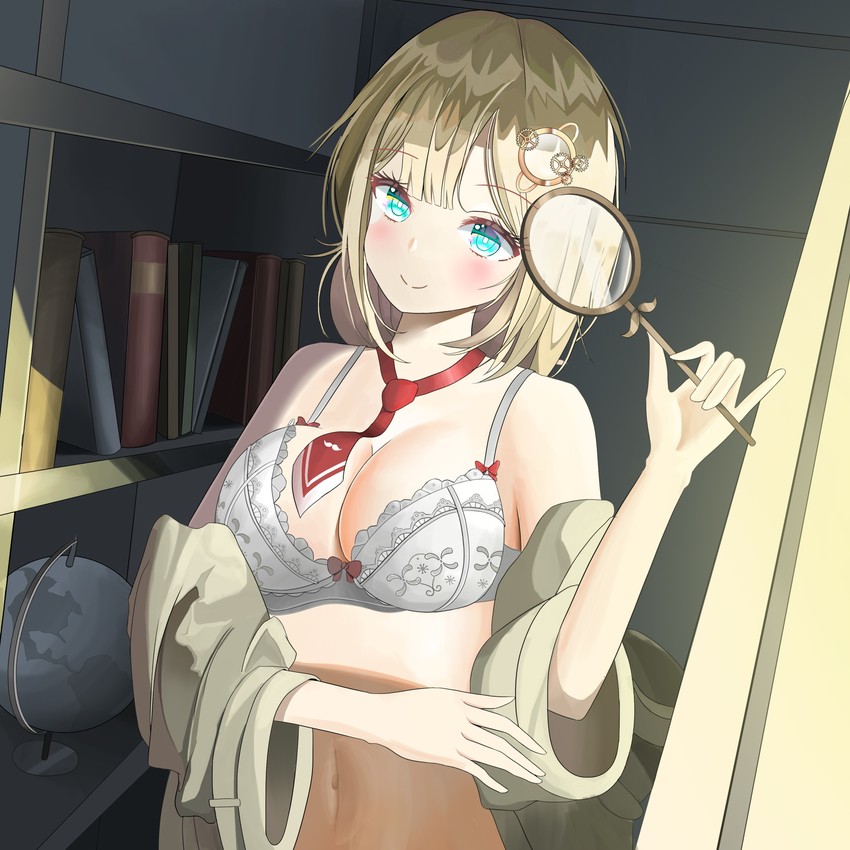watson amelia (hololive and 1 more) drawn by kyappu_kami