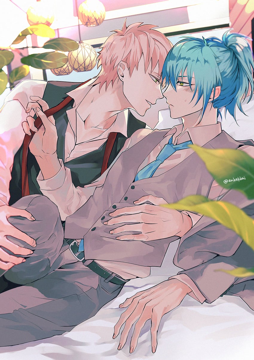 seragaki aoba and noiz (dramatical murder) drawn by ankekkai