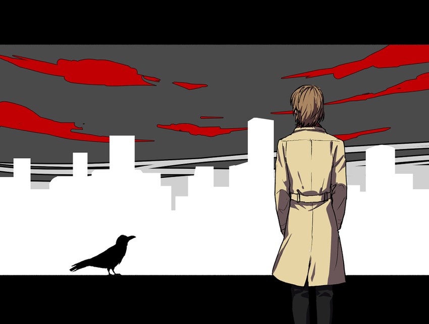 akechi gorou (persona and 1 more) drawn by fujishiro_kei