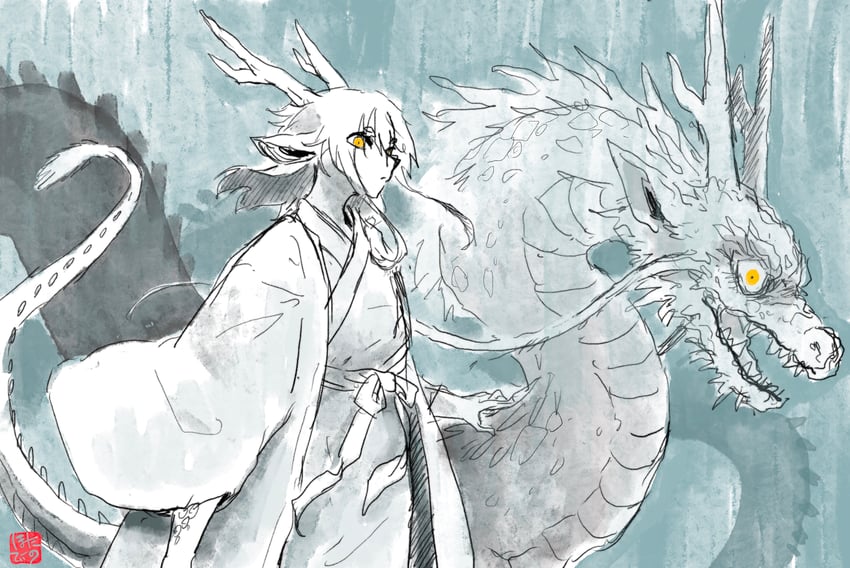 touyouryuu-san (original) drawn by hotathino