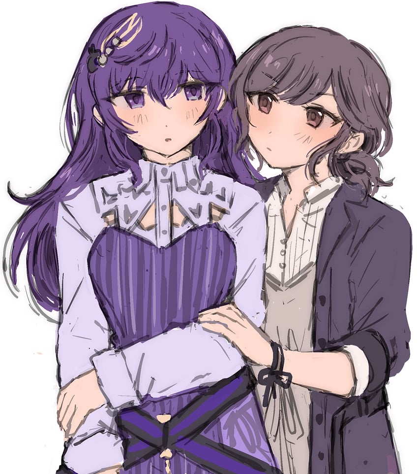 asahina mafuyu and shinonome ena (project sekai) drawn by sana5353
