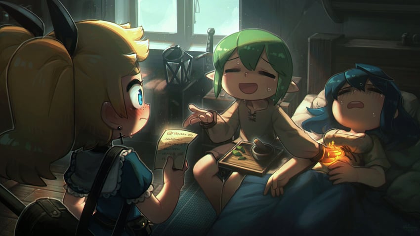 cressey, erynn, and wallace (original) drawn by porforever