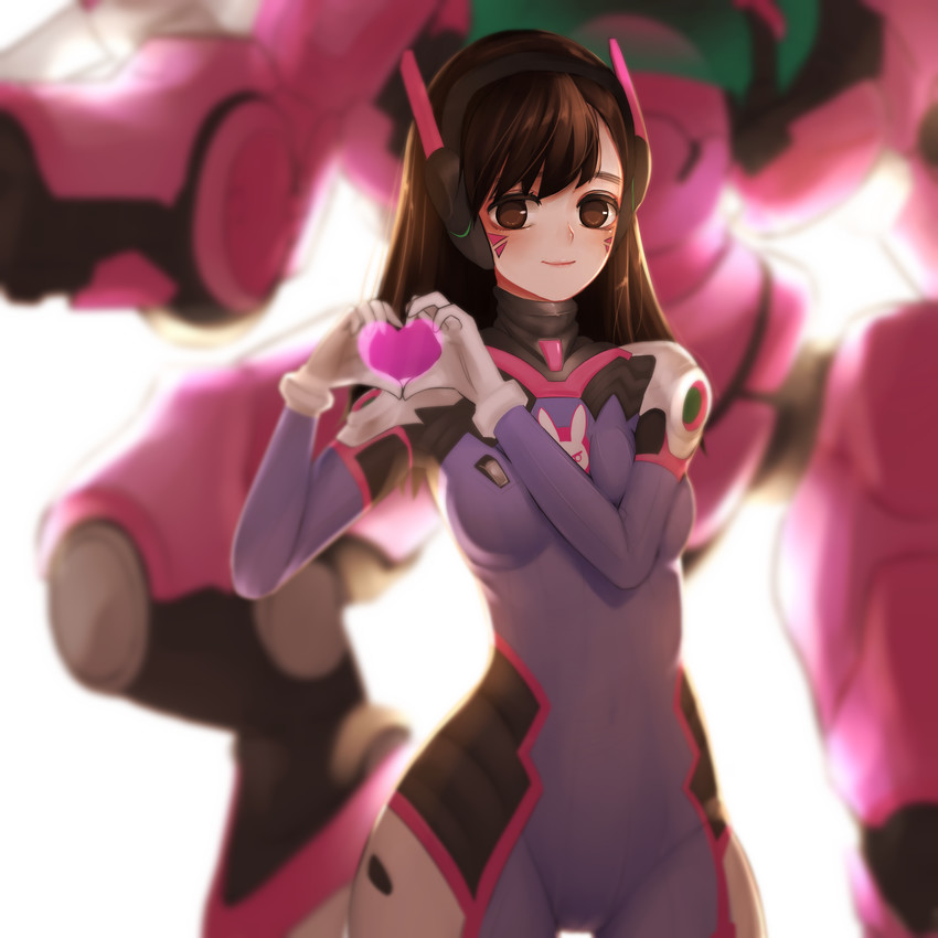 d.va (overwatch and 1 more) drawn by kkkk_(laa2973)