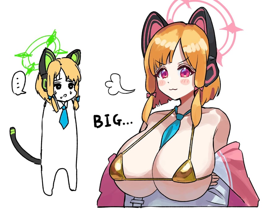 momoi and midori (blue archive) drawn by suzume_b