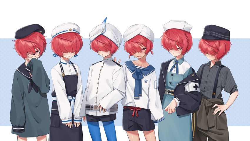 nemo, captain nemo, fuuma kotarou, marine nemo, professor nemo, and 3 more (fate and 1 more) drawn by omiyacha