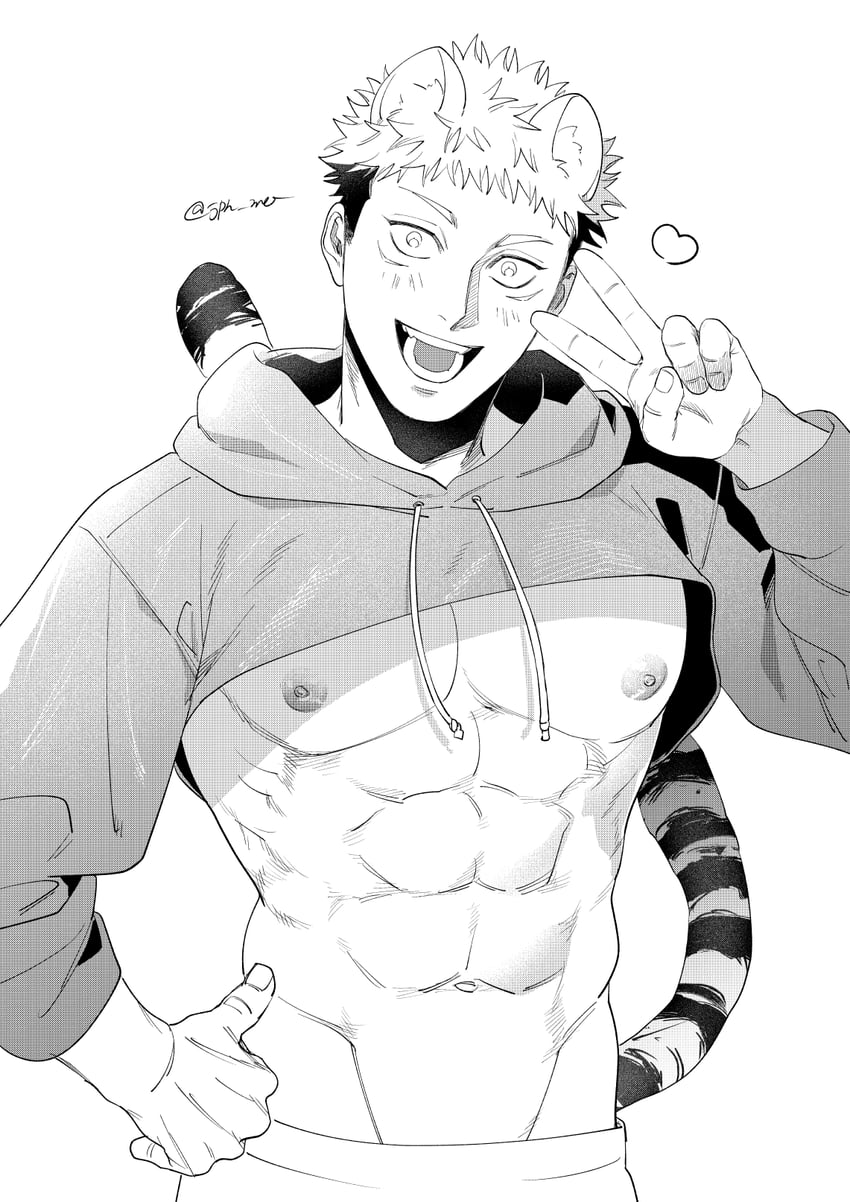itadori yuuji (jujutsu kaisen) drawn by ccccc_(jpn_m0)