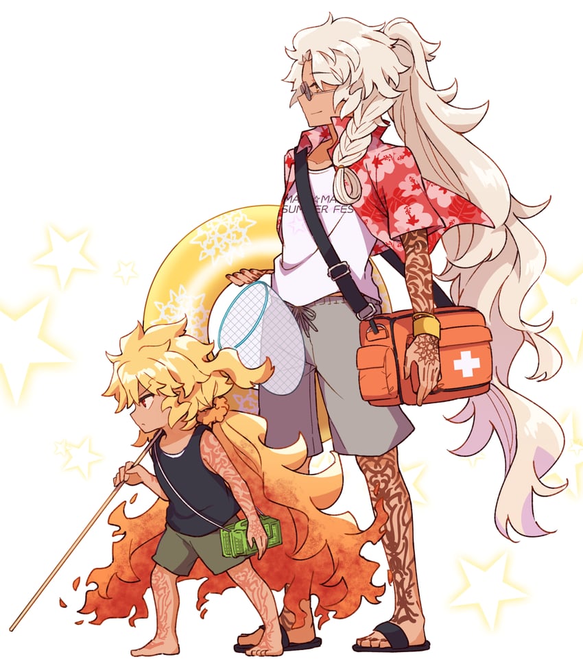 solomon, goetia, and king of men goetia (fate and 1 more) drawn by kak_hac