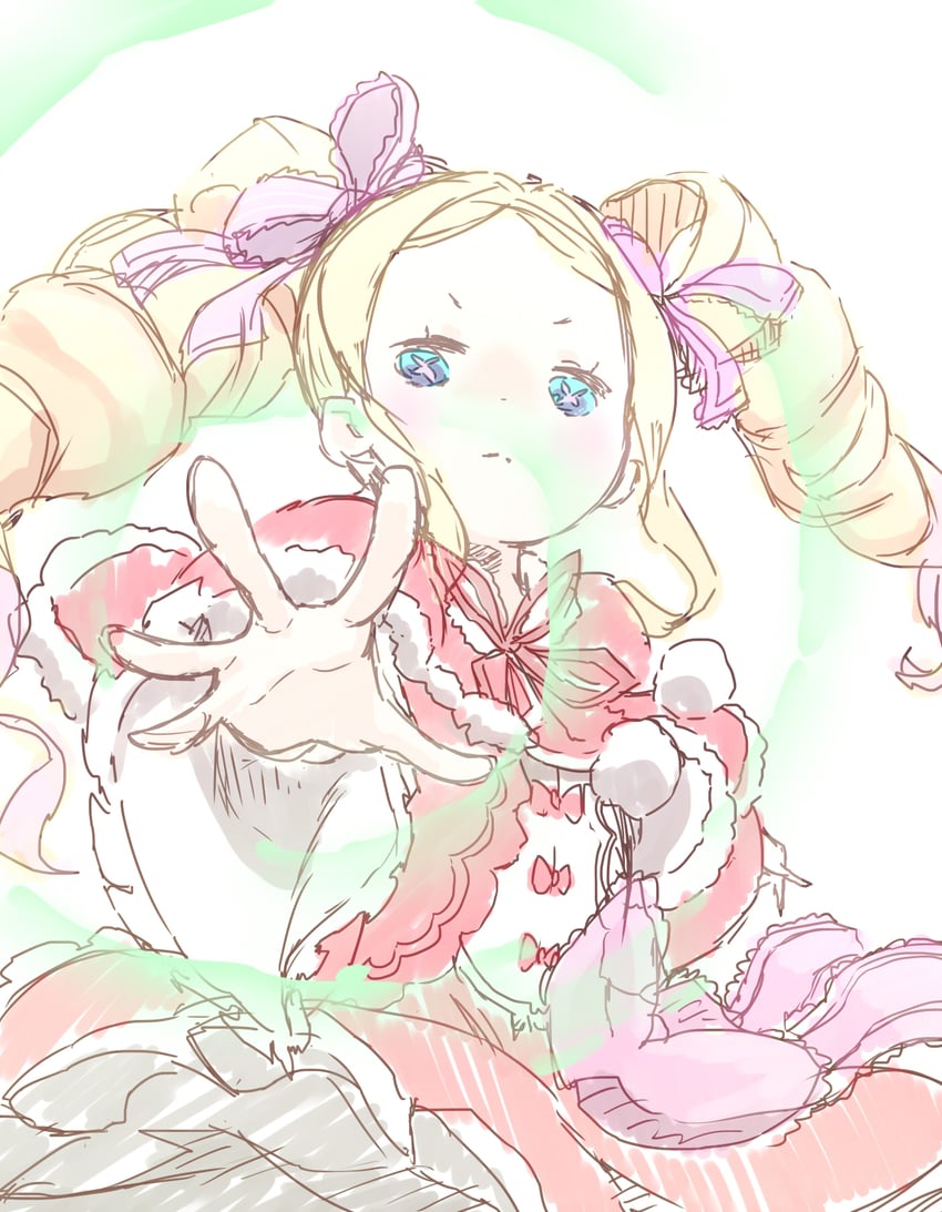 beatrice (re:zero kara hajimeru isekai seikatsu) drawn by sansechiru