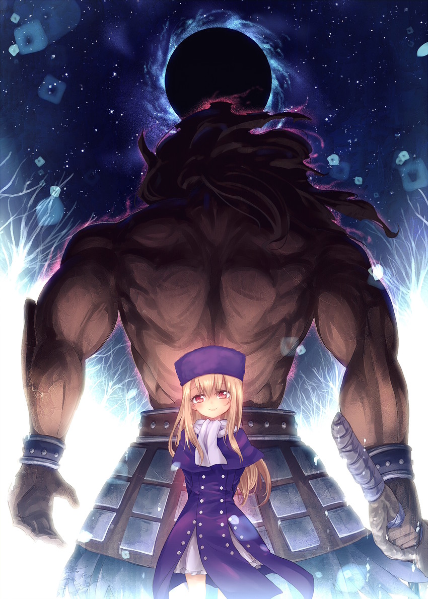 illyasviel von einzbern and heracles (fate and 1 more) drawn by ayakashi_(monkeypanch)
