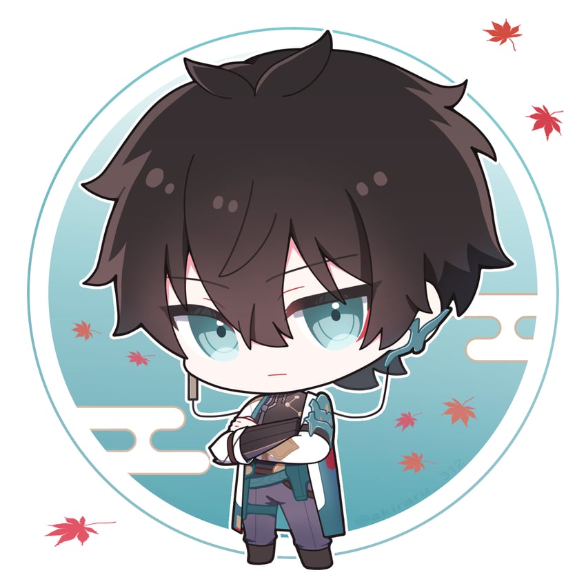 dan heng (honkai and 1 more) drawn by korihaku_akira