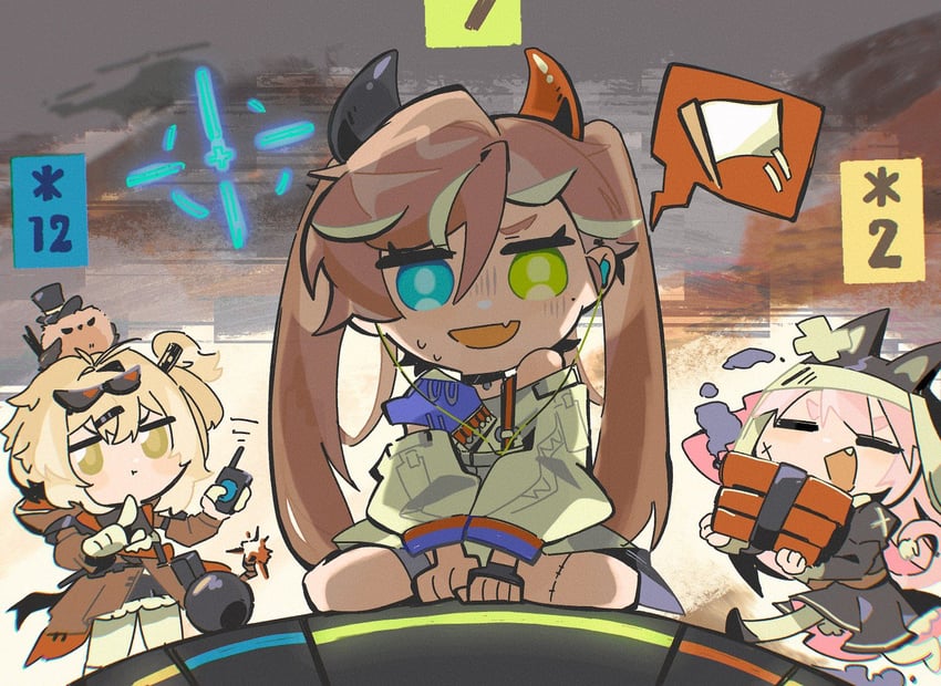p7, de lisle, and sterling (girls' frontline) drawn by chesed_(uporyz)