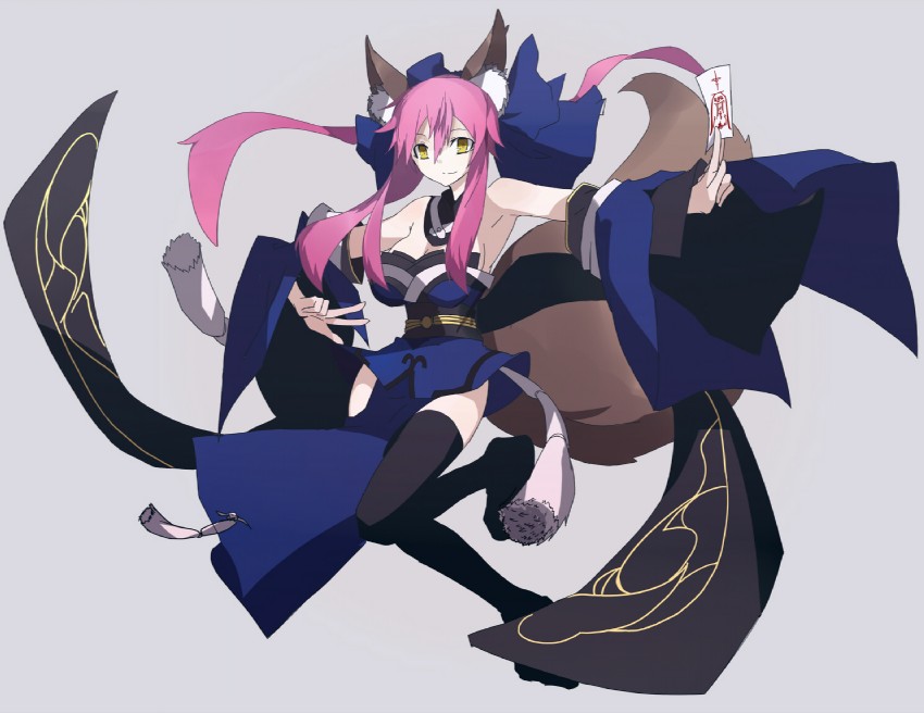 tamamo and tamamo no mae (fate and 1 more) drawn by vane_(vane0)