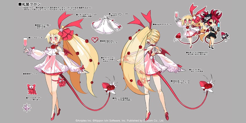 etna and flonne (disgaea and 1 more) drawn by harada_takehito