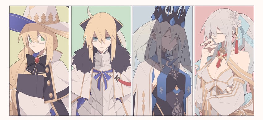 morgan le fay and aesc (fate and 1 more) drawn by aww_(pixiv4034890)