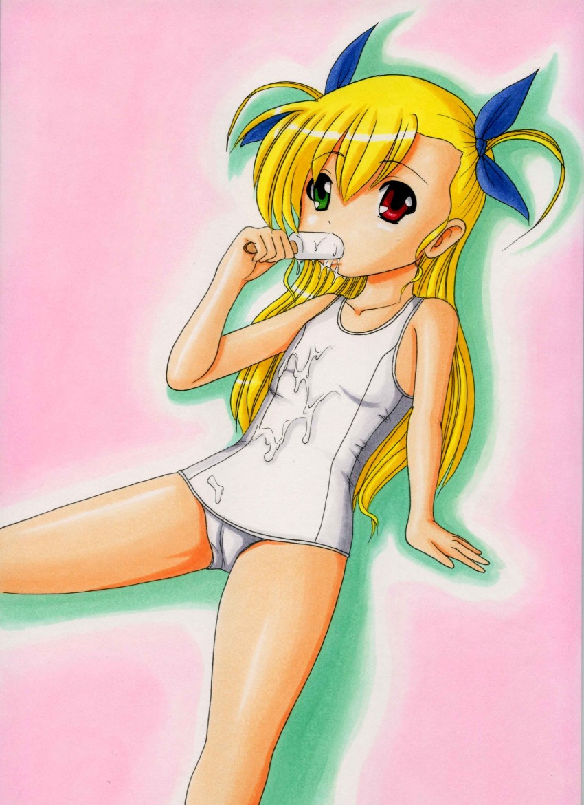 vivio (lyrical nanoha and 1 more) drawn by takamichi_nantoka