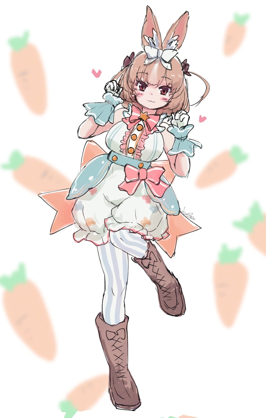 domestic rabbit (kemono friends and 1 more) drawn by etobiuo