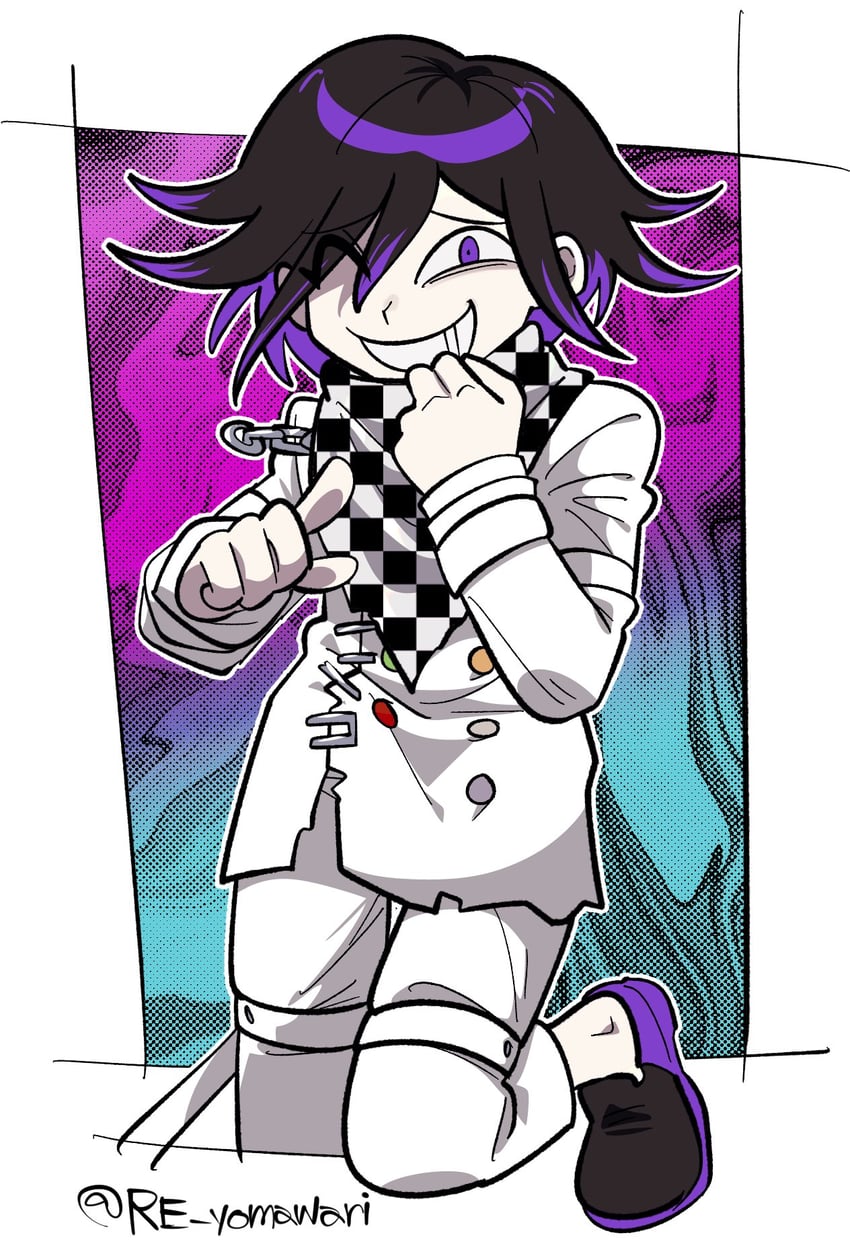 oma kokichi (danganronpa and 1 more) drawn by furukawa_(yomawari)