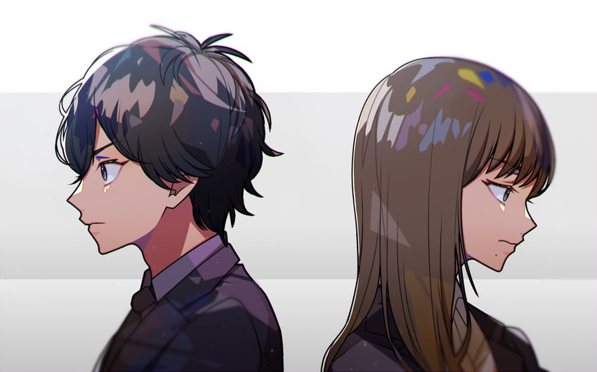 yaiba yua and fuwa isamu (kamen rider and 1 more) drawn by hito01