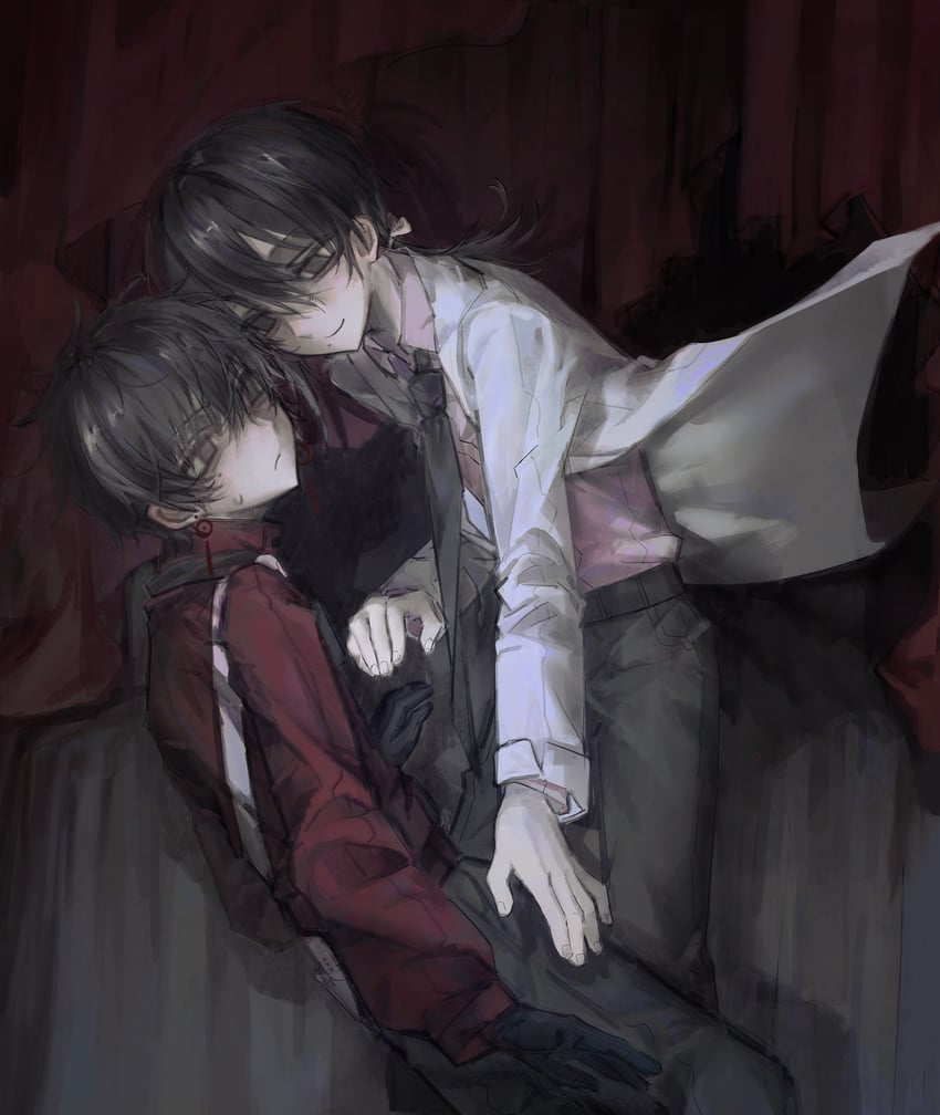 li yuting and mo chengwei (touqi guaitan) drawn by women_tao_ba