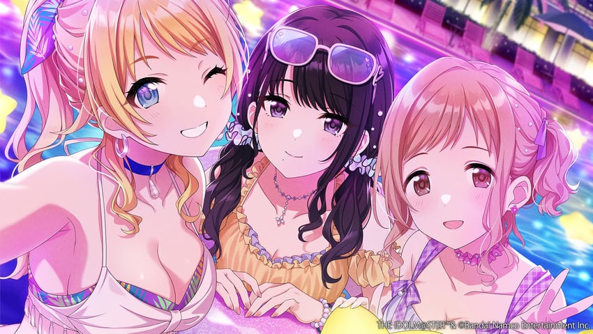 hachimiya meguru, sakuragi mano, and kazano hiori (idolmaster and 2 more)