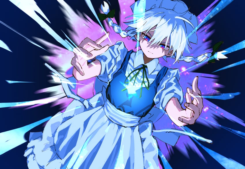izayoi sakuya (touhou and 1 more) drawn by tuck_(tuck23978434)