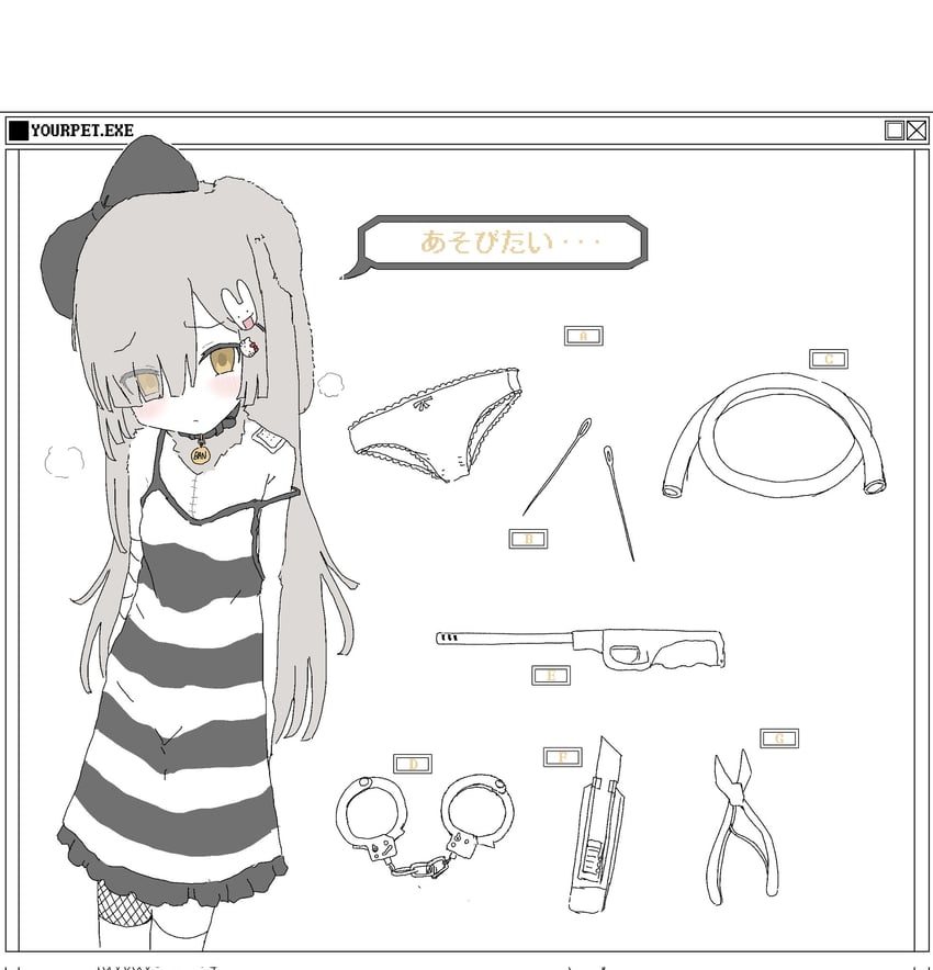 hello kitty and oyasu miyo (indie virtual youtuber and 2 more) drawn by vreparty