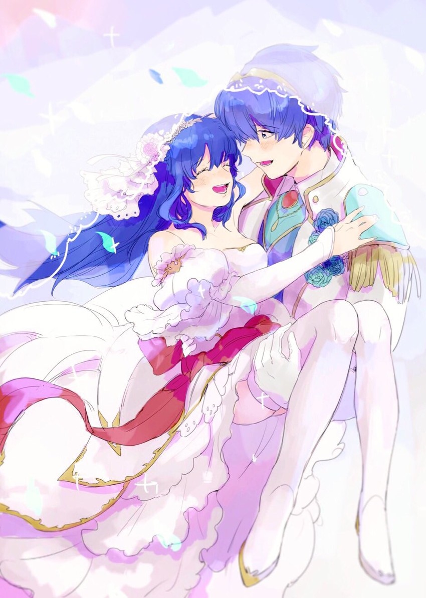 marth and caeda (fire emblem and 2 more) drawn by nonomori_(anst_nono)