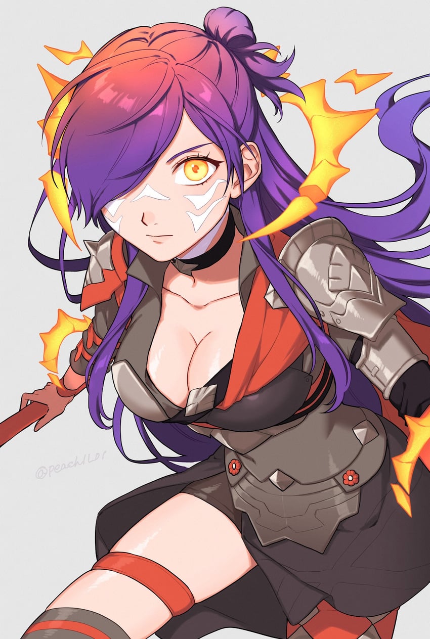 female shez (fire emblem and 2 more) drawn by shamu_(peach11_01)