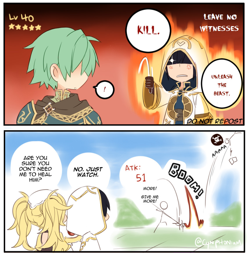 kiran, lissa, and ephraim (fire emblem and 3 more) drawn by cynphonium