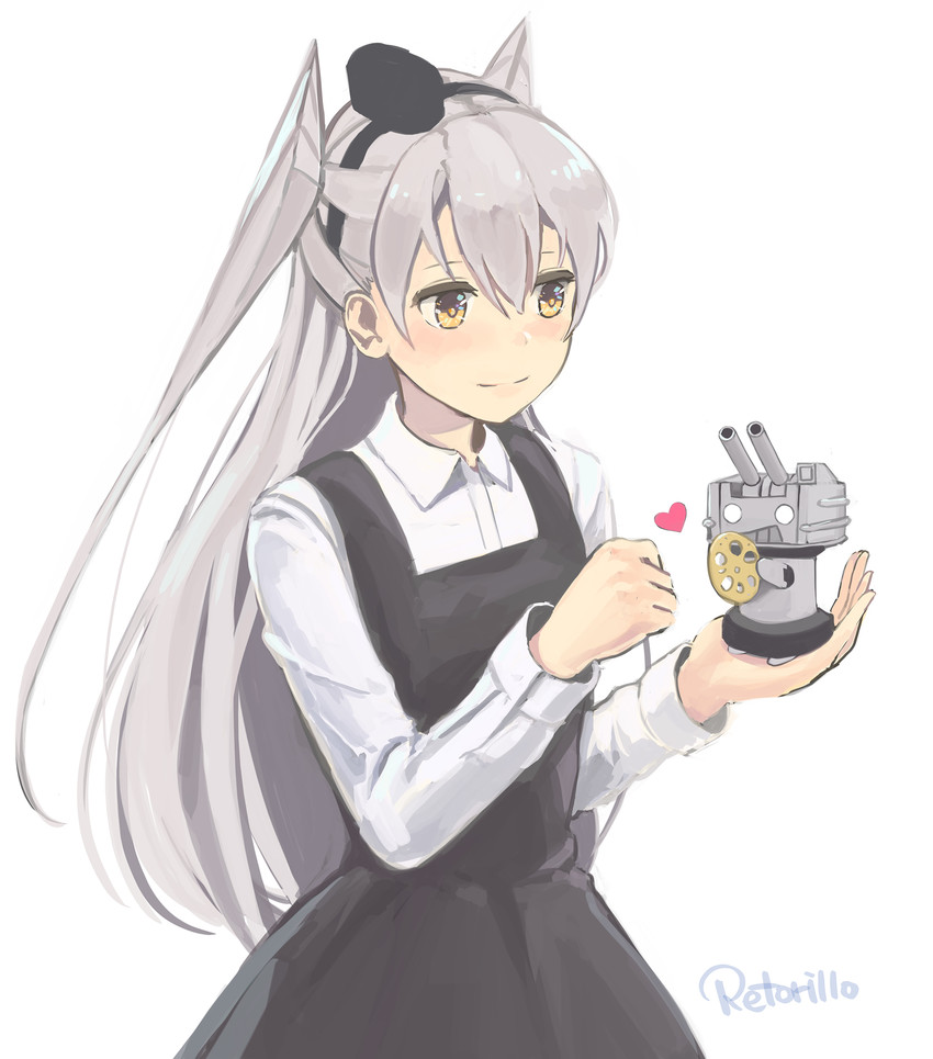 amatsukaze and rensouhou-kun (kantai collection) drawn by retorillo