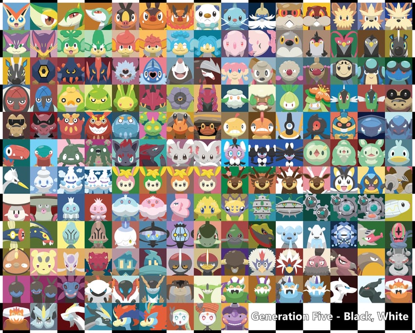 oshawott, snivy, tepig, litwick, chandelure, and 153 more (pokemon) drawn by shawn_flowers