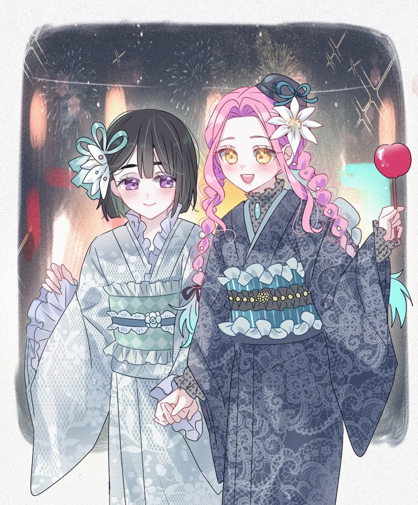 sua and mizi (alien stage) drawn by mikan_(artist)