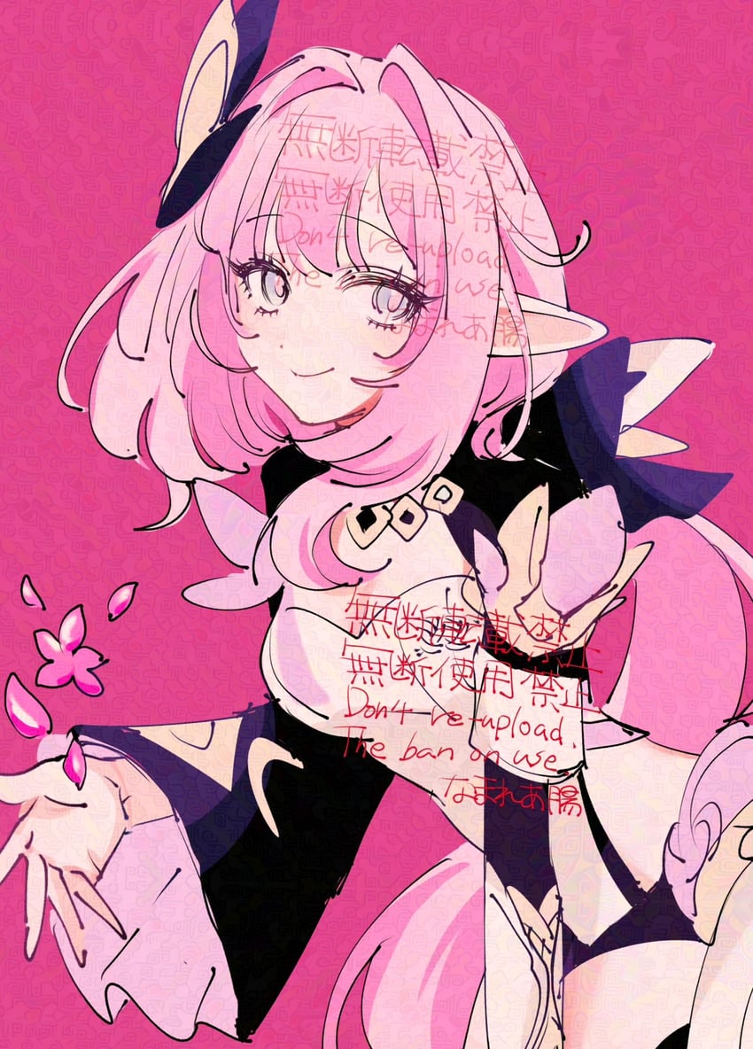 elysia (honkai and 1 more) drawn by c_uino