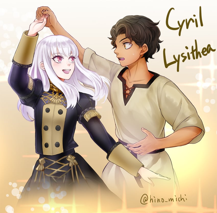 lysithea von ordelia and cyril (fire emblem and 1 more) drawn by hino_michi