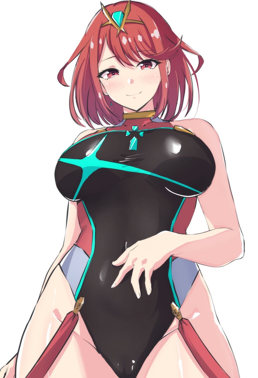 pyra (xenoblade chronicles and 1 more) drawn by latte_(latte_daruta2)