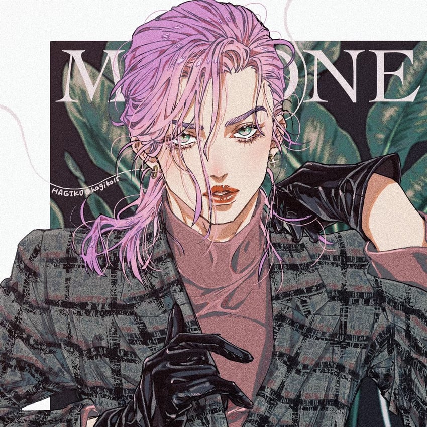 melone (jojo no kimyou na bouken and 1 more) drawn by hagiko15