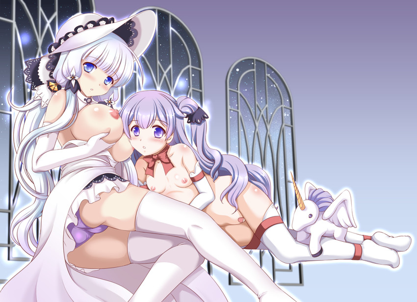 unicorn and illustrious (azur lane) drawn by mizushiro_takuya