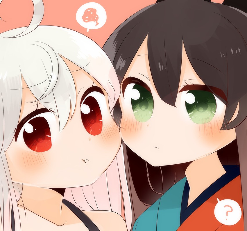 chiya and tatsumi kon (urara meirochou) drawn by tasogaren_212