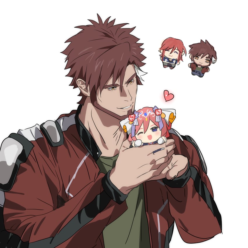 kaname buccaneer and arad molders (macross and 1 more) drawn by wangyou_ro