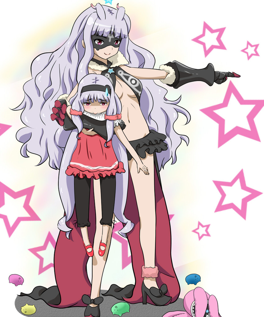 shijou takane, hoshimiya kate, venera-sama, galaktika, and kurukuru (idolmaster and 1 more) drawn by kazukun