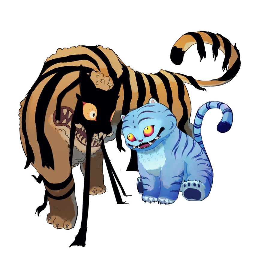 dream tiger and derpy (original and 1 more) drawn by nagdonggang