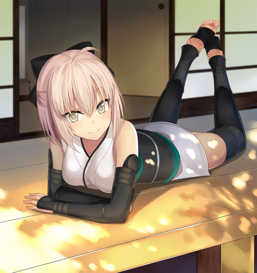 okita souji (fate and 1 more) drawn by fuyutuji