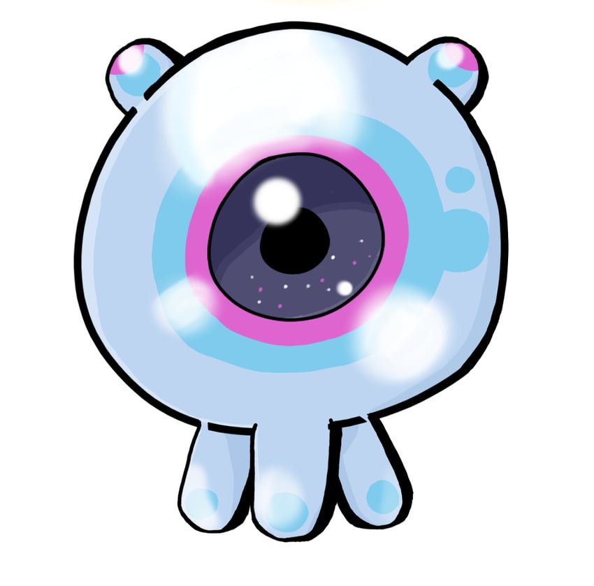 puyomon (digimon) drawn by fluffoverangst