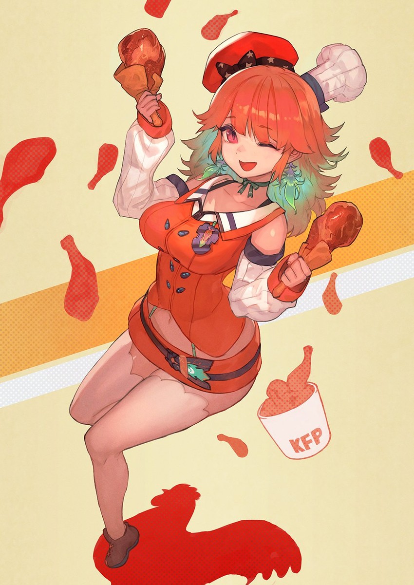 takanashi kiara (hololive and 2 more) drawn by lack