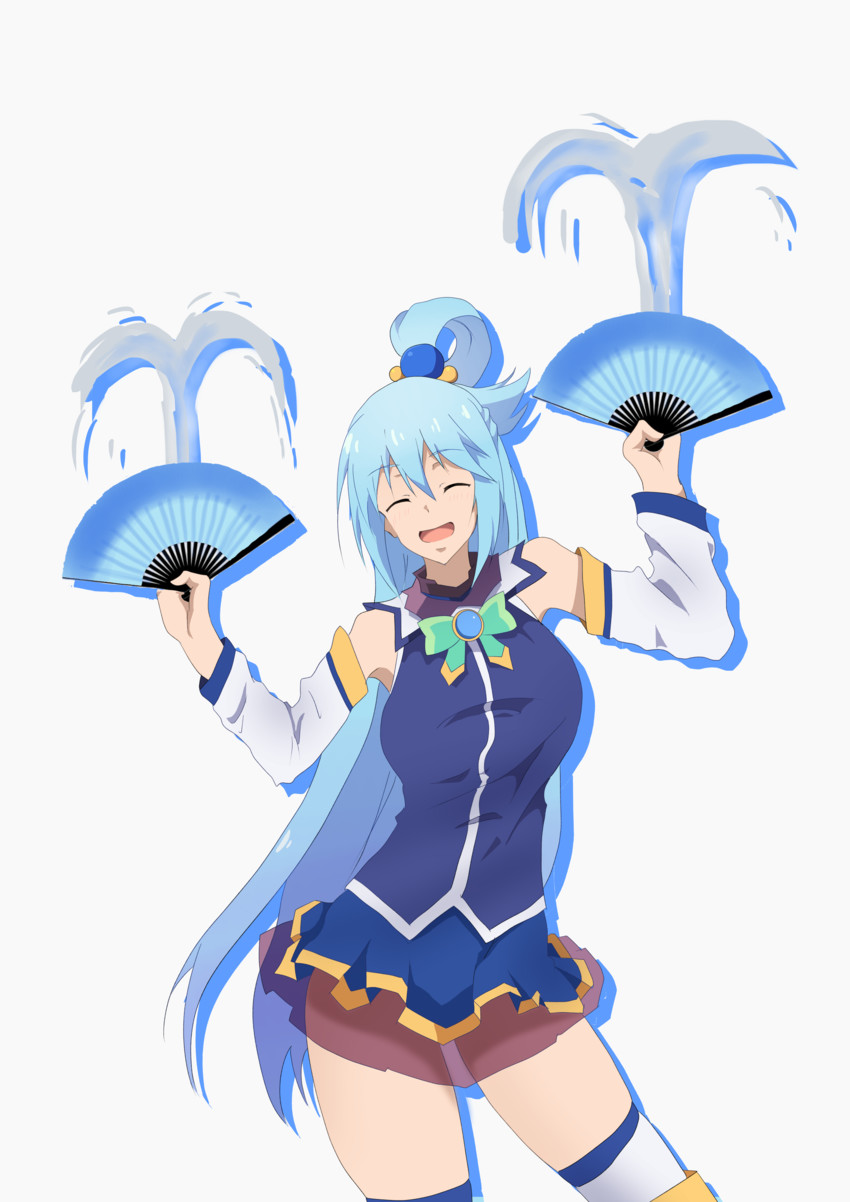 aqua (kono subarashii sekai ni shukufuku wo!) drawn by fe_(umenomiya_tekkousho)