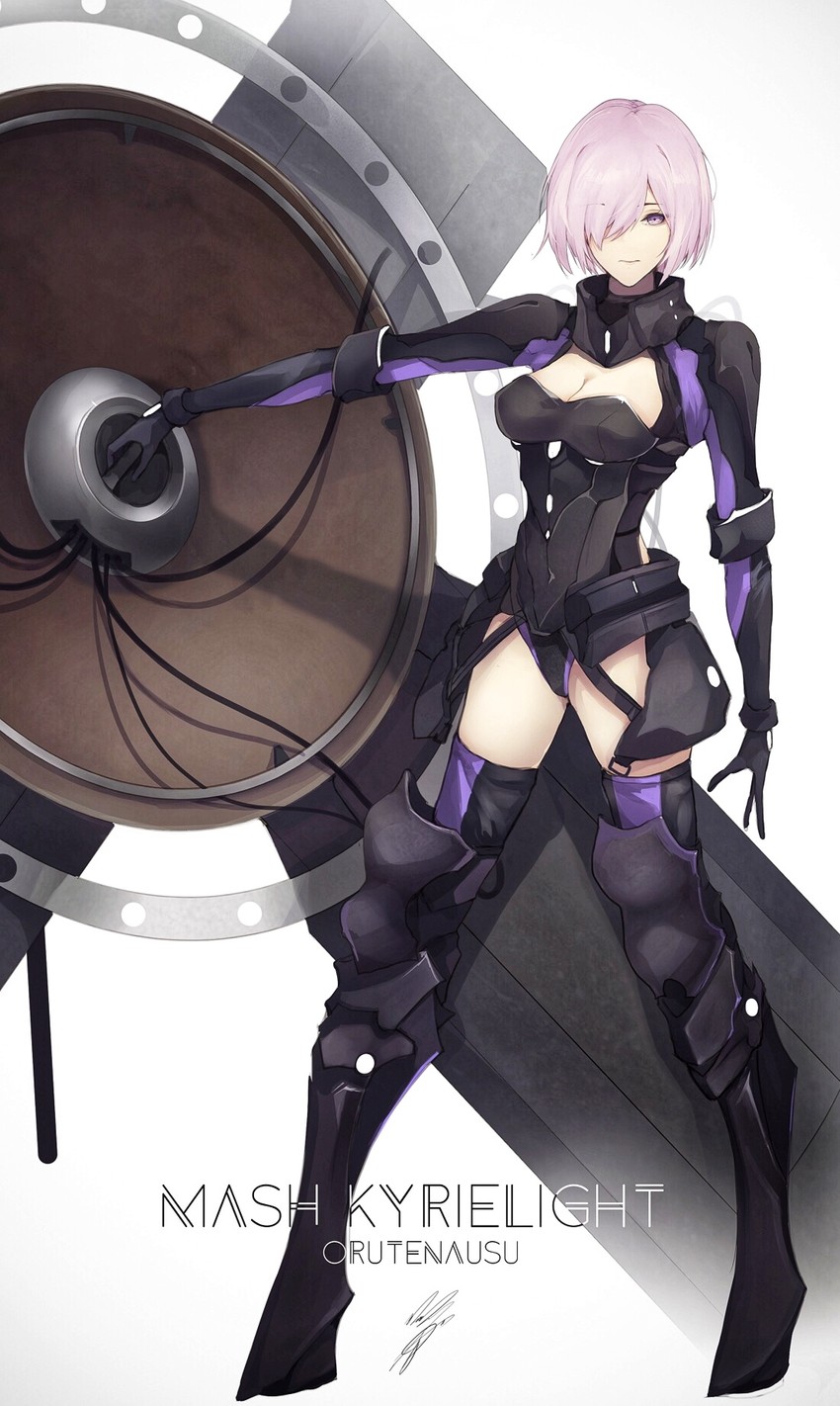 mash kyrielight (fate and 1 more) drawn by marumoru