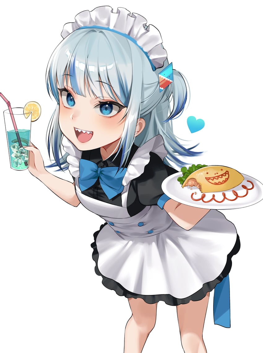 gawr gura (hololive and 1 more) drawn by ddungddang