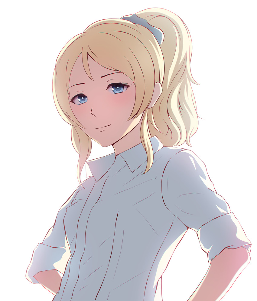 ayase eli (love live! and 1 more) drawn by miura-n315