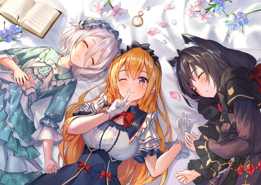 karyl, kokkoro, and pecorine (princess connect!) drawn by isaya_(pixiv4541633)